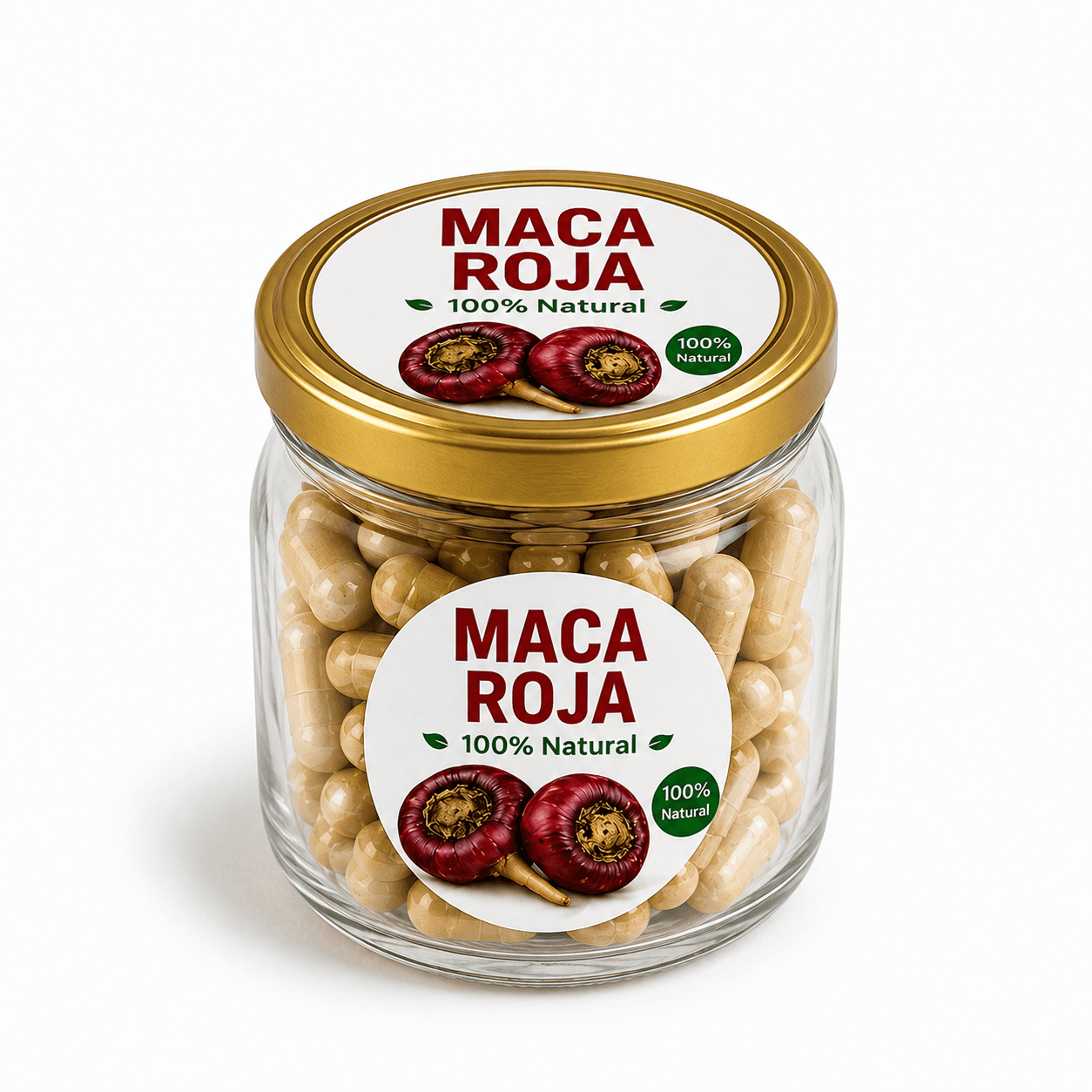 MACA ROJA DE 100 CÁPSULAS
