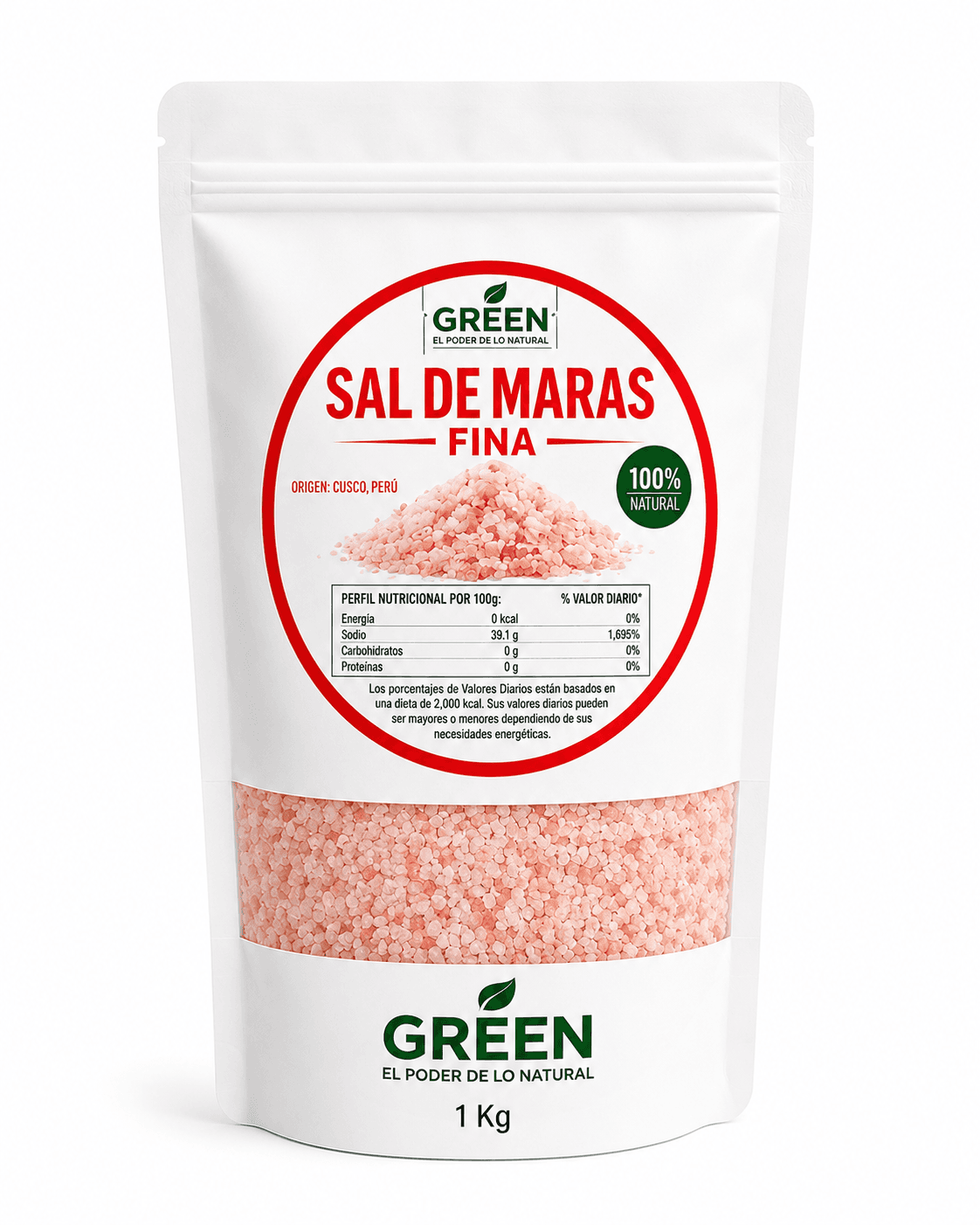 SAL DE MARAS GRANOS FINOS DE 1 KG