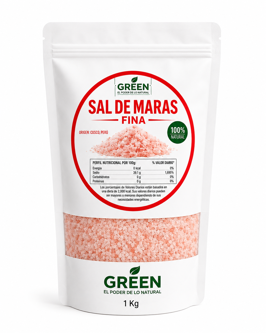 SAL DE MARAS GRANOS FINOS DE 1 KG