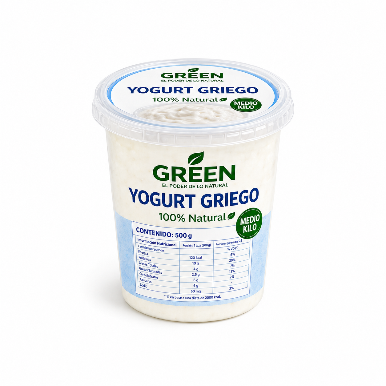 YOGURT GRIEGO DE 1/2 KG